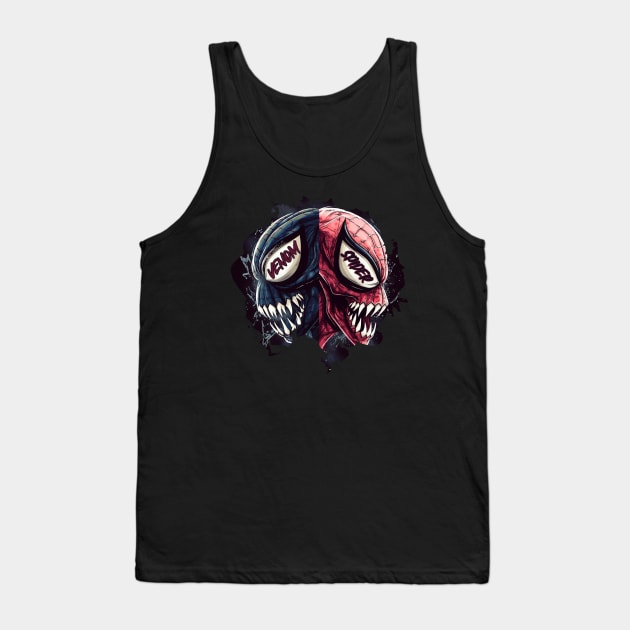 VENOM X Spider Man Tank Top by Pixy Official